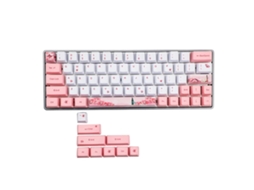 Pbt Miami Double Color Keycap Sakura Teclado De Sublimação De Tinta Cute Keycap