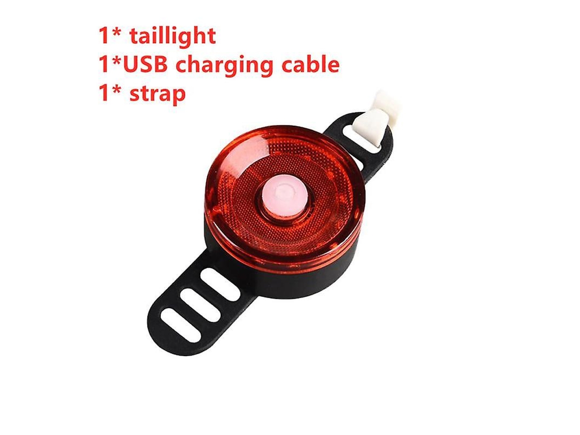 Lanterna Traseira De Bicicleta Com Bateria Tipo Botão, Carregamento Usb, Para Capacetes E Mochilas. Aquaforge