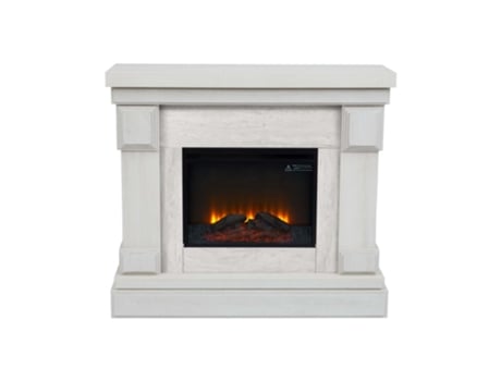 Lareiras Elétricas TEAMSON HOME (Madeira - Cinzento - 108,2 cm)