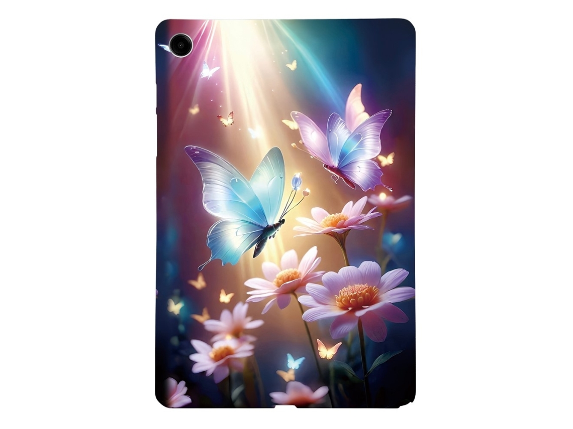 Capa Para Samsung Galaxy Tab A11 Com Estampa De Borboleta, Fina E Em Tpu. Tuotuo