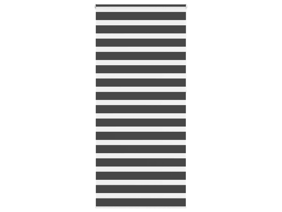 Zebra Blind, Zebra Blinds Vidaxl Preto Poliéster (105 X 230 Cm)