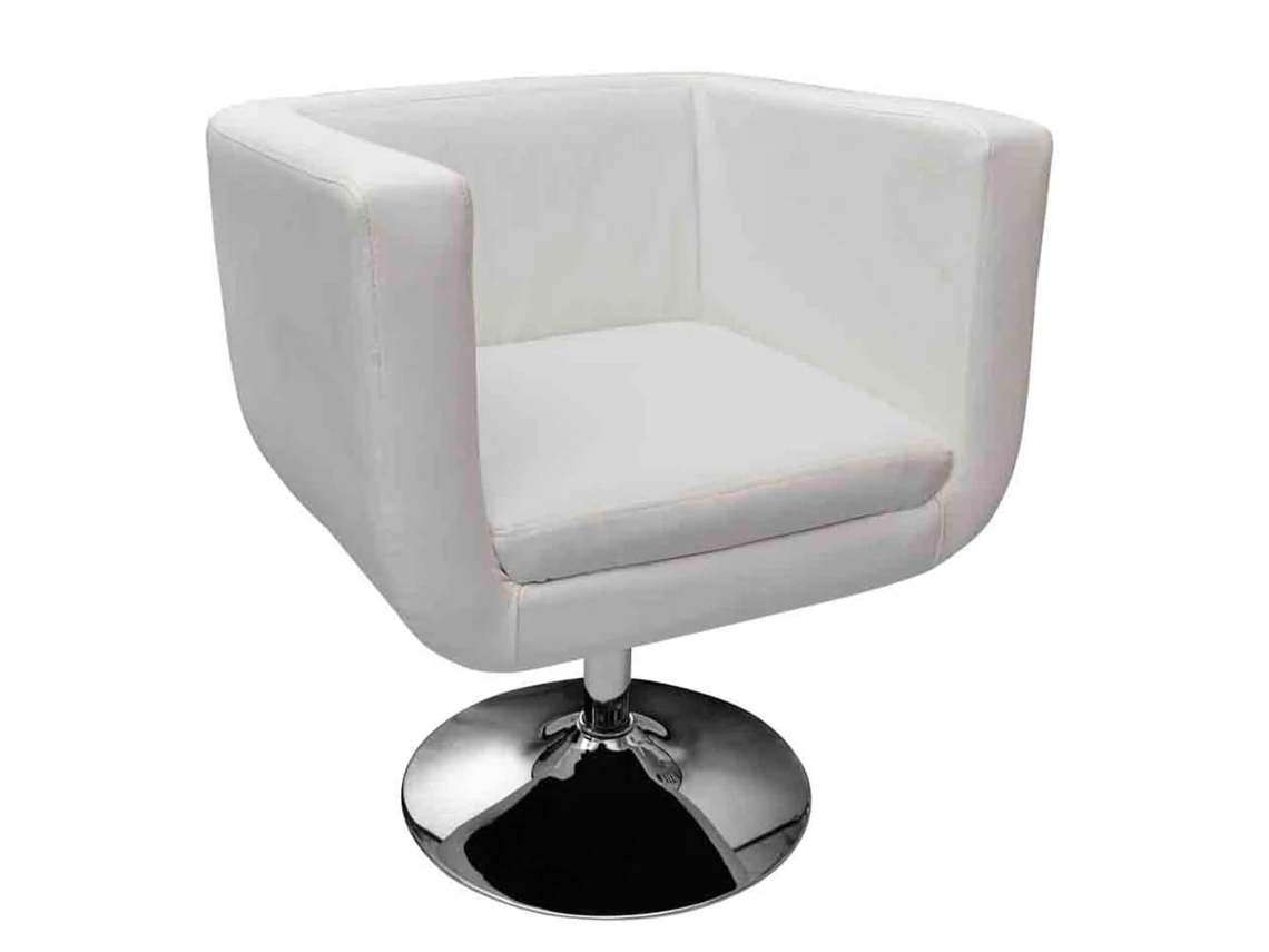 Armchair,armchairs Vidaxl Branco Couro Artificial