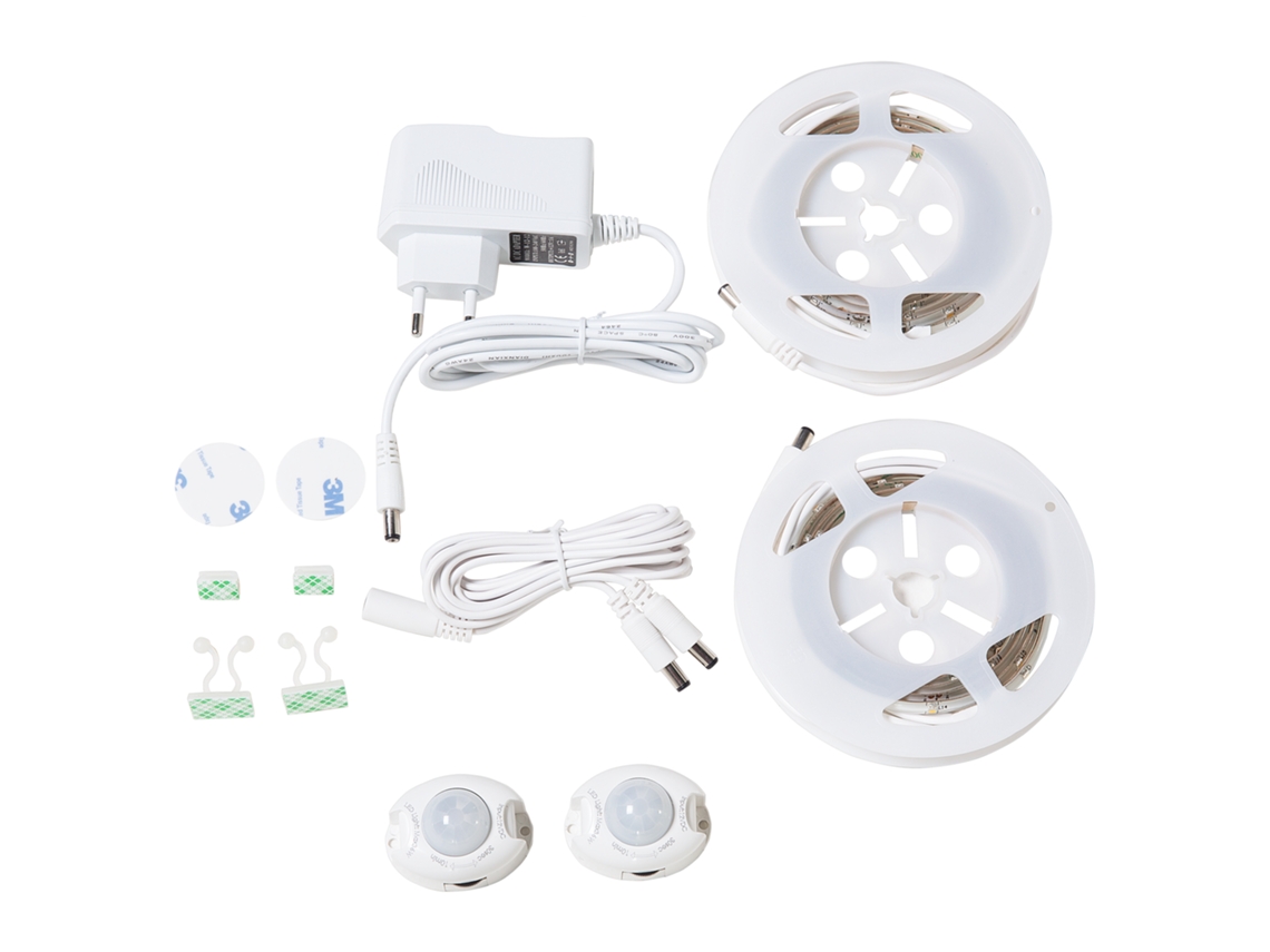 Faixa de iluminação LED - Com sensor de movimento - Branca - 120 cm