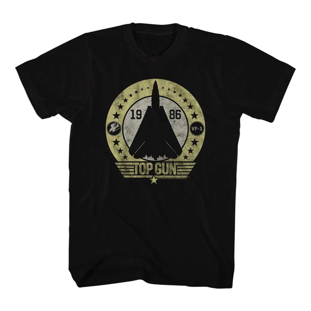 Rockinstone Top Gun Movie Stars And Such Black Adult T-shirt Size:xxxl