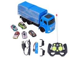 Ats camión de Juguete Con Almacenamiento de Gran Capacidad Transportador de Coches Doble Lado para Regalos