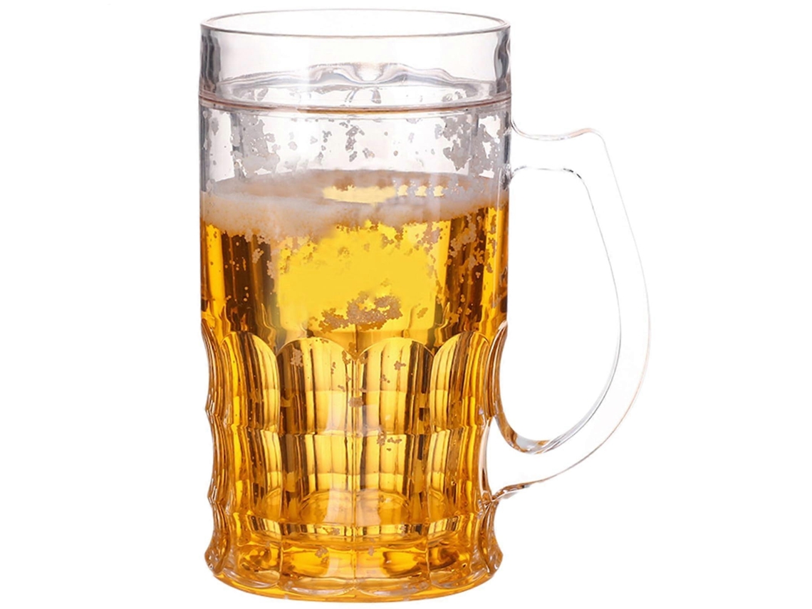 Caneca de Cerveja Engraçada, Falsa de Camada Dupla, Brinquedo de Pegadinha para Festas, Própria para Lava Louças AQUAFORGE