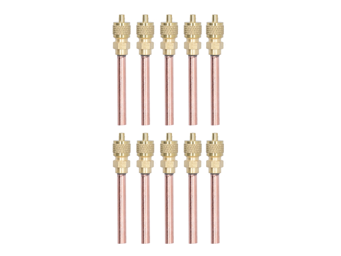 Válvula de Acesso Sae 1/4 para Hvac Ar Condicionado R22 R12 R134 Latão S/MARCA