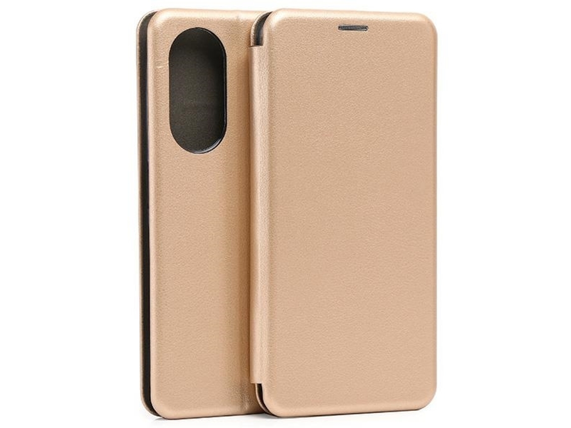 Capa para Oppo Oppo A98 BELINE Pele Sintética Magnética Dourado