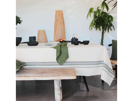 Nappe Rustique Chic Algodão Lavado Prunelle Bronze 250x170 Cm