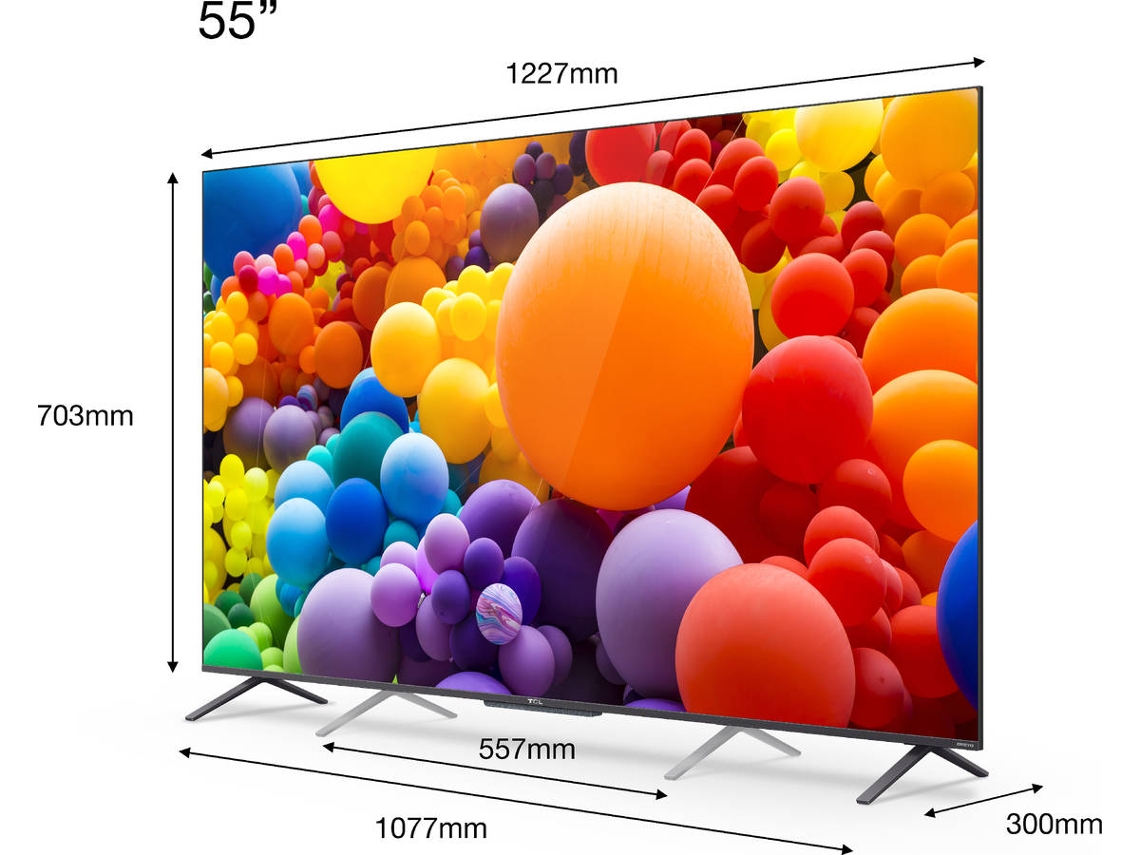 TV TCL 55C725 (QLED - 55'' - 140 cm - 4K Ultra HD - Smart TV) | Worten.pt