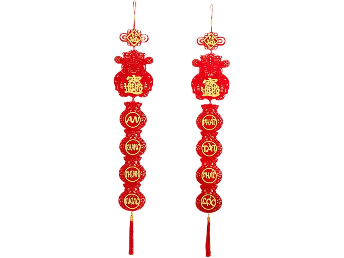 Pingente De Casal Para O Ano Novo Chinês, Enfeites De Casal Para O Festival Da Primavera, Enfeites D Gokoco