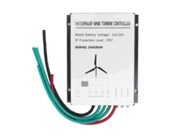 Controlador De Turbina Eólica 400w Resistente À Água Ip67 Regulador 12v 24v Para Gerador Eólico