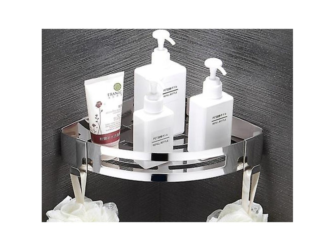 Repisa De Ducha De Acero Inoxidable Esquinera Para Baño Con Agujeros De Drenaje Multifuncional