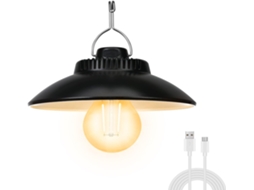 Lâmpada De Acampamento Recarregável, Lanterna De Acampamento Retrô Led, Lâmpada De Acampamento 200 Lúmens Ipx4 À Prova Dágua 1200 Aquaforge