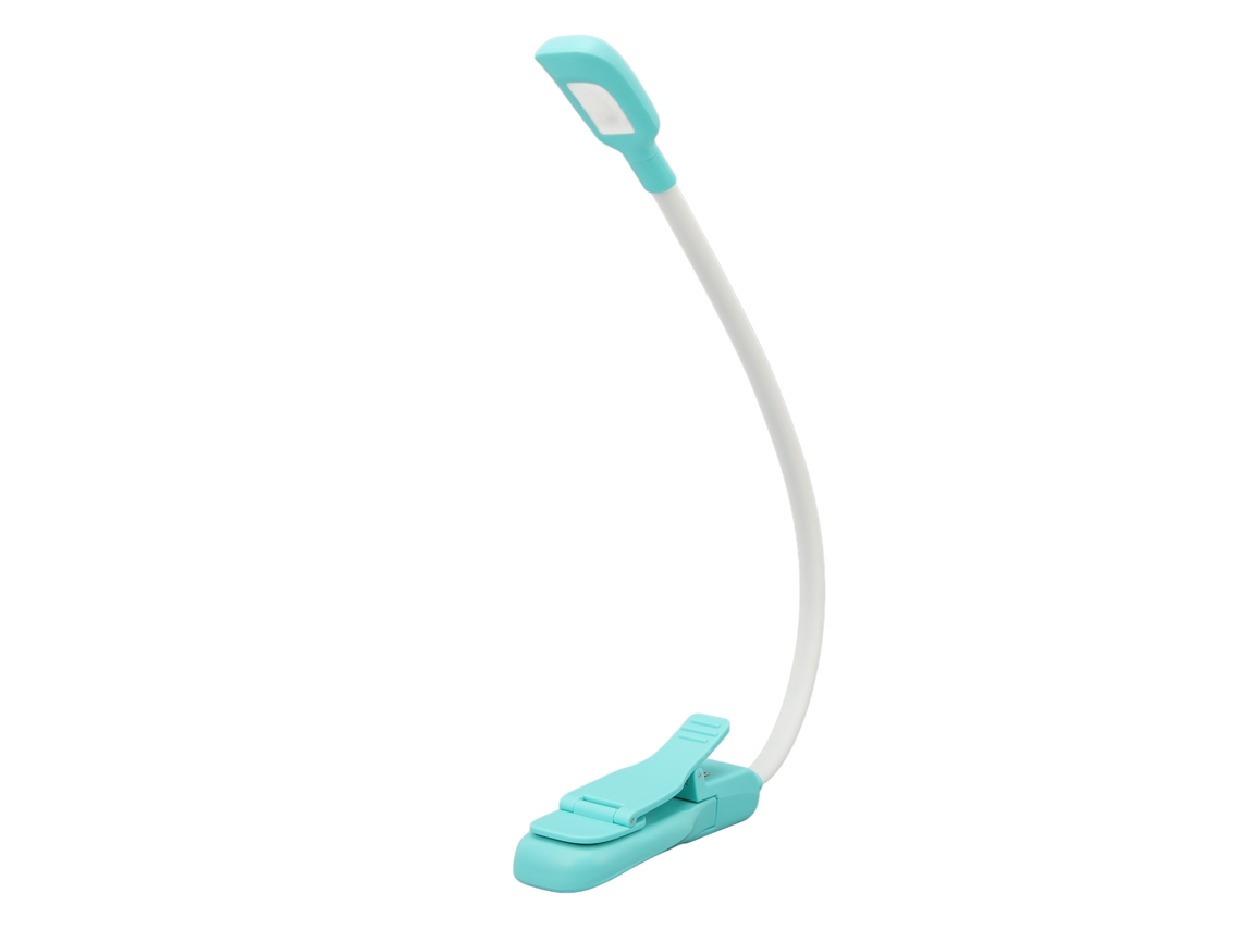 2026 luz de Leitura Led Recarregável Usb com 3 Temperaturas de Cor e Intensidade Regulável com Pinça para Livros