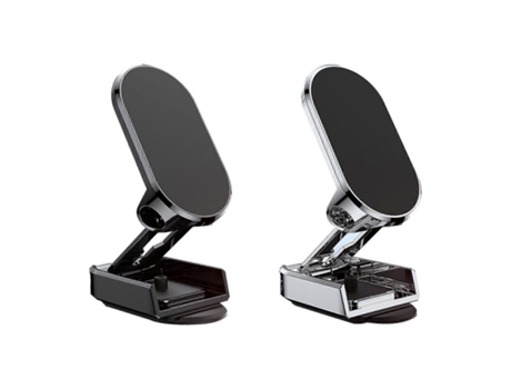 Suporte Para Telefone De Carro, Suporte De Navegação Para Carro, Giratório 360°, Antiderrapante, Dobrável, Com Sucção Magnética