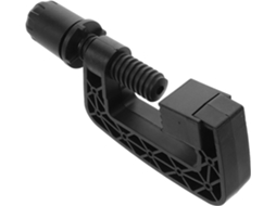 Conjunto De Presilhas Para Volante, Em Plástico Preto Resistente E Versátil, Fixação Confiável, Acessórios Para Carro.