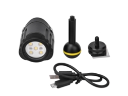 Sl 18 40m/130ft Led Diving Fill Light With Batery 7500k 1000lm Ipx8 Waterproof Grade LAXISCREED