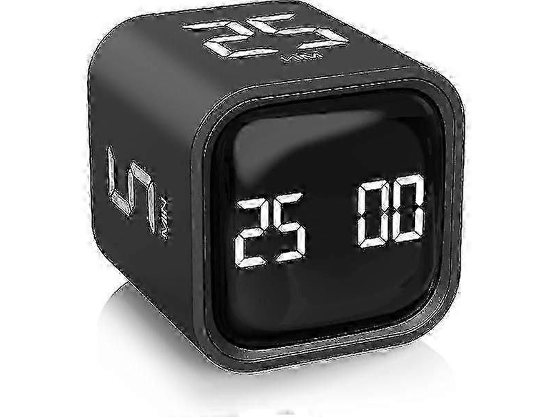 Cubo Pomodoro Giratório Com Sensor De Gravidade, Configurações Predefinidas De 5 A 50 Minutos, Modos Personalizados E Alertas Vibratórios/silenci