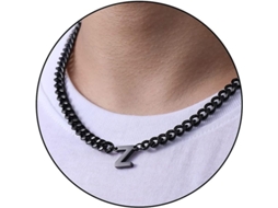 2026 cadena de Eslabón Cubano Con Colgante Letra Inicial A z Acero Inoxidable 6.5mm 18+2 Pulgadas Regalo de Joyería para Hombres Mujeres Niños