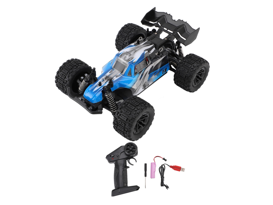 Carrinho de Controle Remoto ATS Off-Road 2.4G Simulação de Alta Velocidade Drift Brinquedo para Crianças Acima de 3 Anos Azul