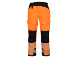 Calças Com Arnês De Alta Visibilidade Pw3 | Trabalho Em Altura Naranja/negro / 46