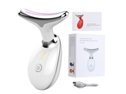 Massageador De Lifting De Pescoço E Rosto Anti-idade Com Microcorrente