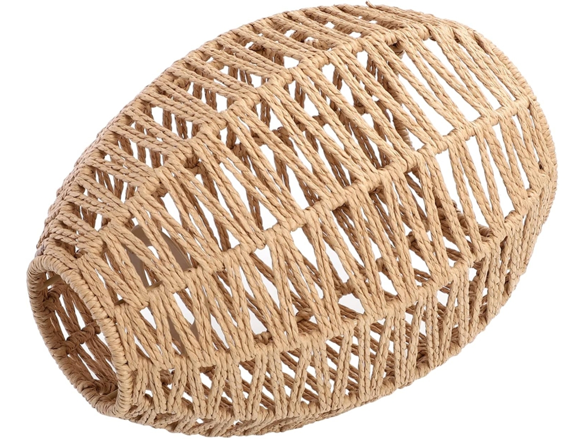 Fita De Teto Artesanal Certificada Com Imitação De Corda Trançada, 5,5-7,5 Cm, Cor Cáqui, Decoração Aconchegante.