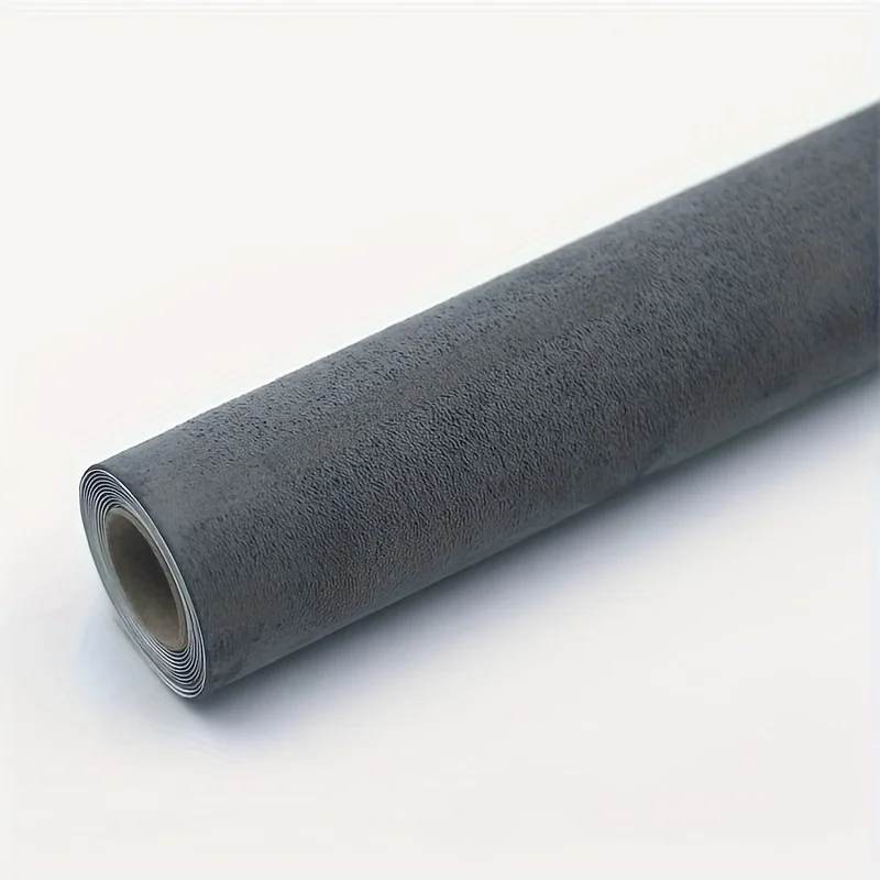 (cinza, 50x300cm) Material Para Projetos Diy: Rolo De Camurça Autoadesiva Fosca Com Adesivo De Alta Aderência.