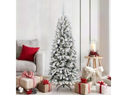 Vidaxl Árvore De Natal Artificial Com 150 Leds Branco 150 Cm