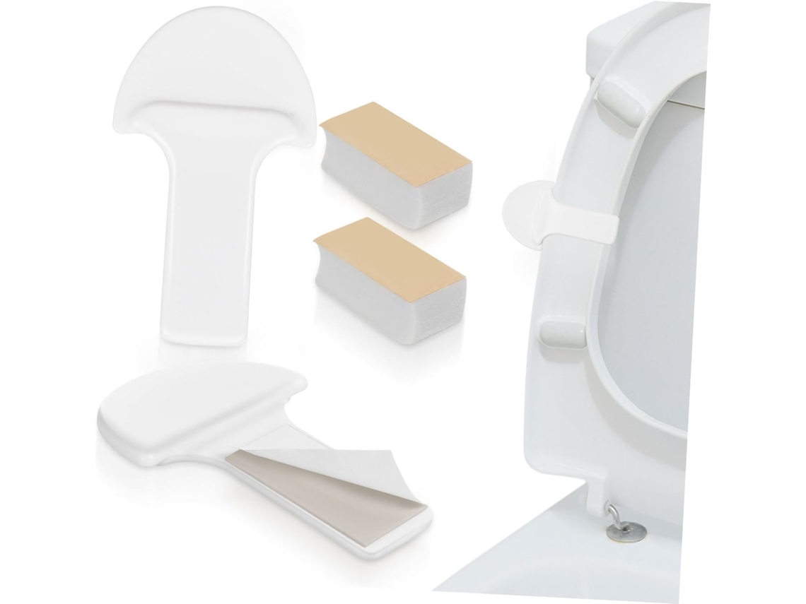 Conjunto De 2 Peças De Acessórios Autoadesivos Para Elevação Do Assento Sanitário, Para Uso Diário E Gokoco