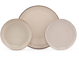 Serviço de Jantar Sancha OZAIA VENTE-UNIQUE.PT (Creme - Pedra, Mármore e Cerâmica)