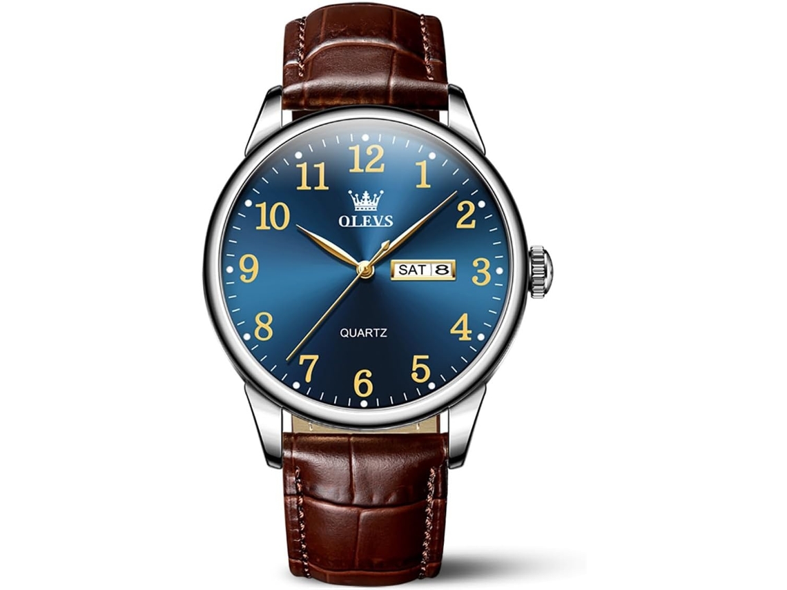Lurelia Relógio Masculino, Movimento De Quartzo, Analógico, Data/calendário, 1,57 Polegadas, 40 Mm, 0,39 Polegadas, 10 Mm, 9,44 Polegadas, 240 Mm