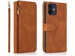 Capa iPhone 13 Pro Max LOVEBABYLY Wallet Castanho
