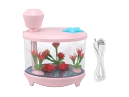 Mini Humidificador Usb para Automóvel e Quarto, Difusor de Óleos Essenciais, Rosa LAXISCREED