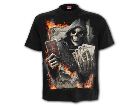 T-shirt Ace Reaper  SPIRAL (M - Algod?o - Preto)