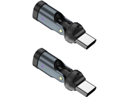 Adaptador Usb-c Giratório De 540° Com Carregamento Rápido Pd240w,