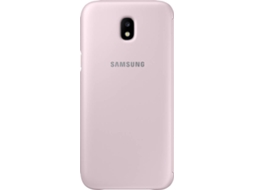 Capa SAMSUNG Wallet Samsung Galaxy J5 2017 Rosa — Compatibilidade: Samsung Galaxy J5 2017