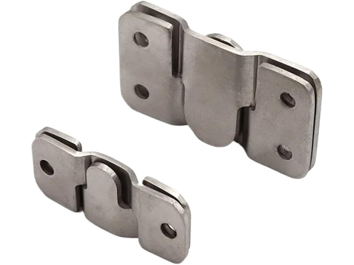 Boucles De Suspension Emboîtables En Acier Inoxydable (4 Peças/2 Conjuntos) Para Fixações De Meubles À Plat