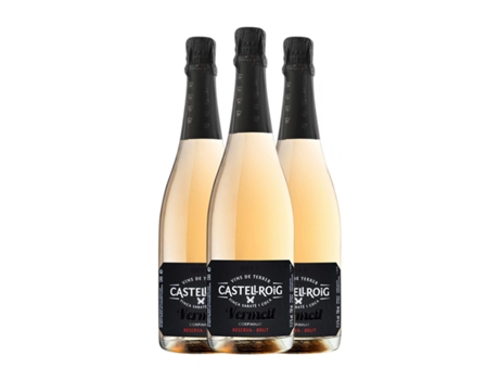 Espumante rosé SABATÉ I COCA Castellroig Rosat Xarel·lo Brut Cava Reserva (0.75 L - 3 Unidades)