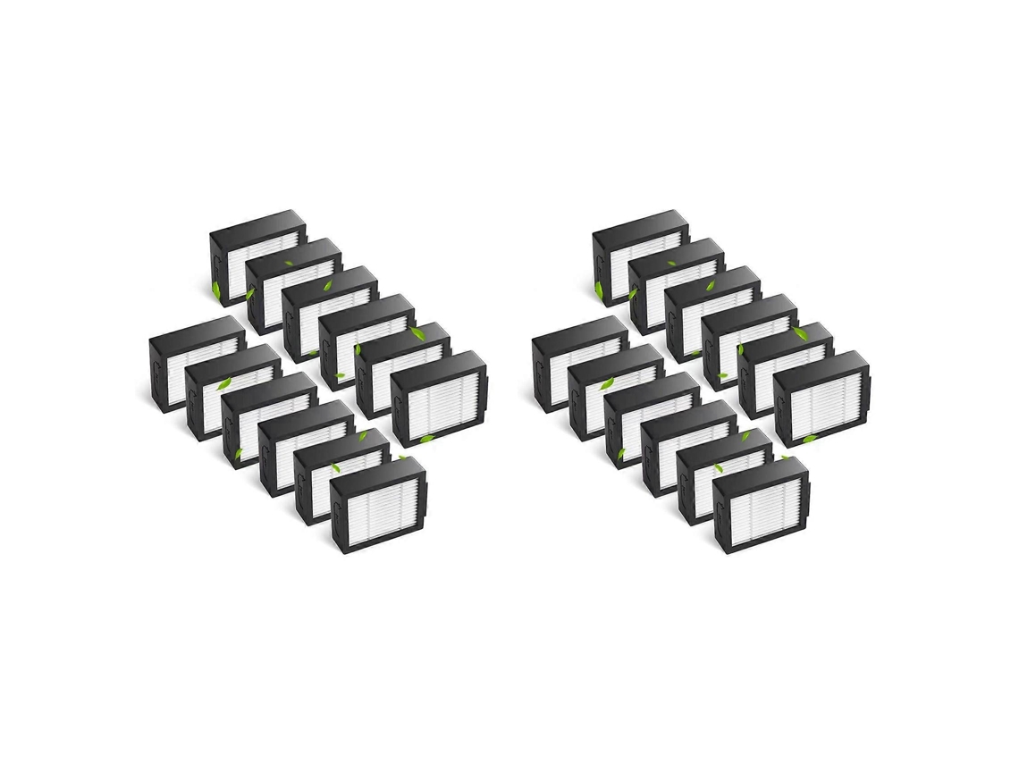 Peças De Reposição De Filtros 24x Para Irobot Roomba E, I, J Series I7 I7+/plus I3 I3+ I4 I6 I6+ I8 I8+ E5 E6 E7