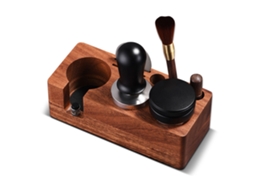 Kit De Acessórios Para Café Expresso Laxiscreed, 6 Peças Em Madeira De Nogueira Com Silicone