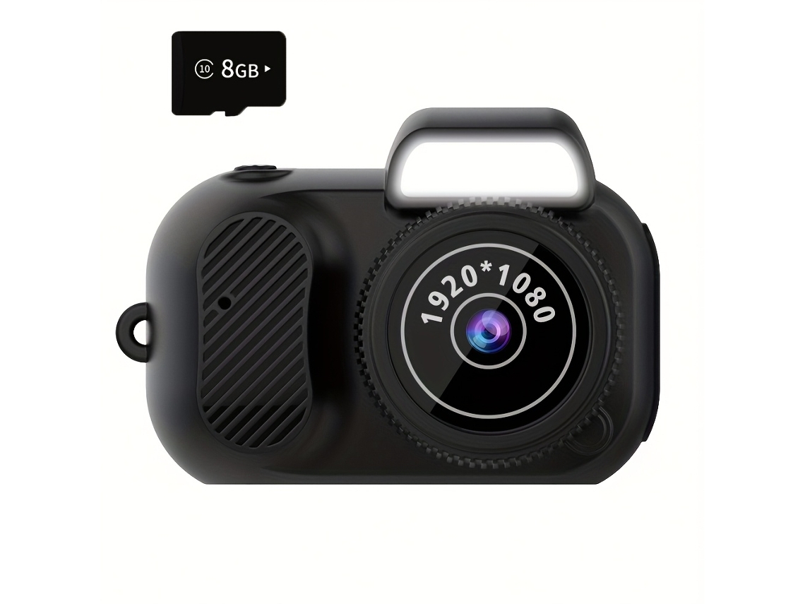 Câmera Digital Mini Câmera Portátil Hd 1080p 8 Gb Brilvibera