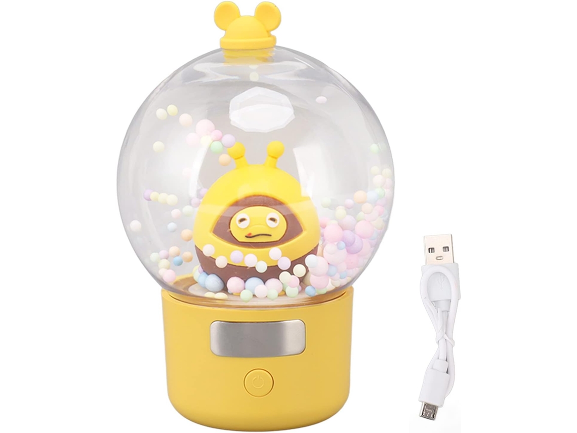 Luminária Noturna De Led, Esfera Transparente, Iluminação Quente, Decoração Para Casa, Para Mesa