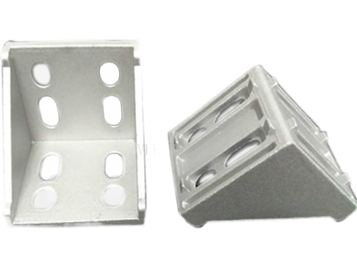 Conector De Canto Para Suporte Angular Em Alumínio 6060 8080 Perfil Com Ranhura T Ou Série 1 Peça
