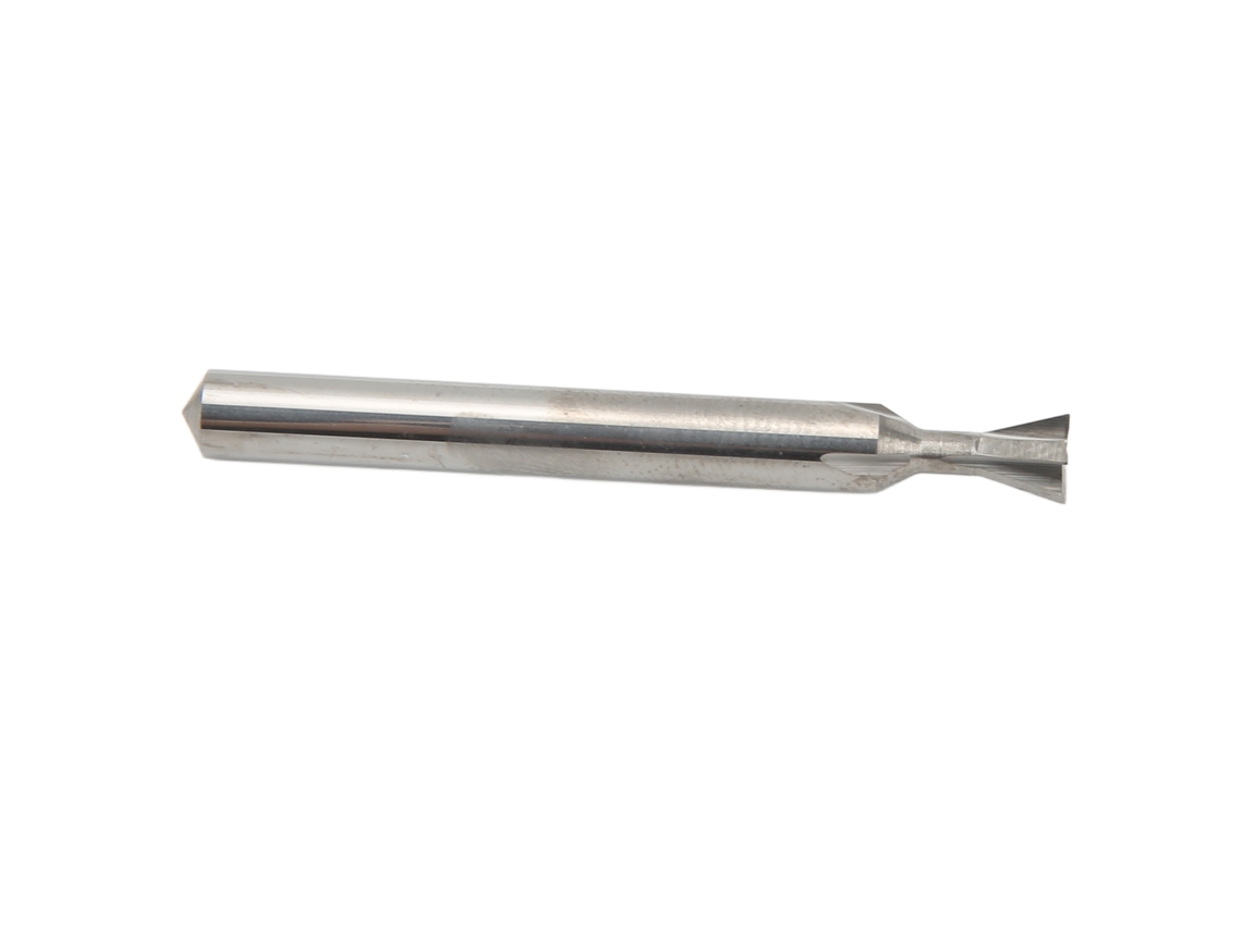 Fresa de topo tipo rabo de andorinha Laxiscreed para bandas de alta dureza, perfuração e fresagem eficientes.