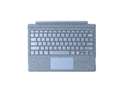 Compatível Com Microsoft Surface Pro 3/4/5/6/7/7 Teclado Bluetooth Magnético, Azul Cristal De Gelo/retroiluminado Yunzii