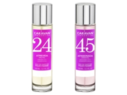 Conjunto de 2 Perfumes Femininos Nº45 e Nº24 CARAVAN