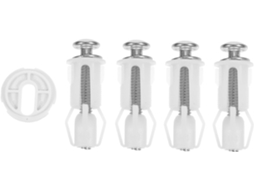 Kit De Fixação De Assento Sanitário Em Aço Inoxidável Com 12 Peças E Porcas.
