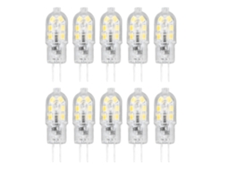 10 pcs lâmpadas Led G4, reguláveis, 12V, CRI alto, branco, para paisagem